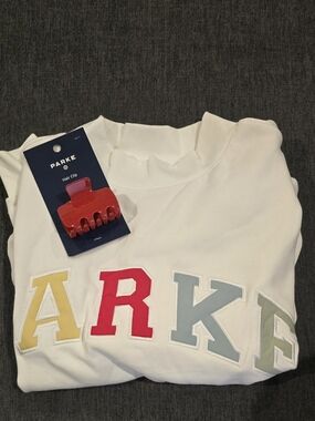 New Parke Paradise Oversized Heritage  S/M & Red Parke Hair Clip *SOLD OUT*